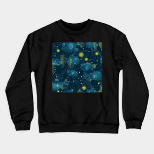 Angler fish - blue Crewneck Sweatshirt